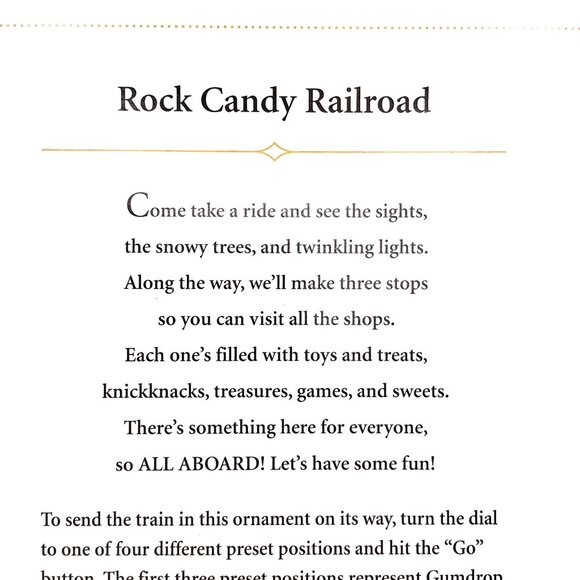 Hallmark Keepsake Rock Candy Railroad Christmas Ornament Sounds Lights Motion - Picture 6 of 9